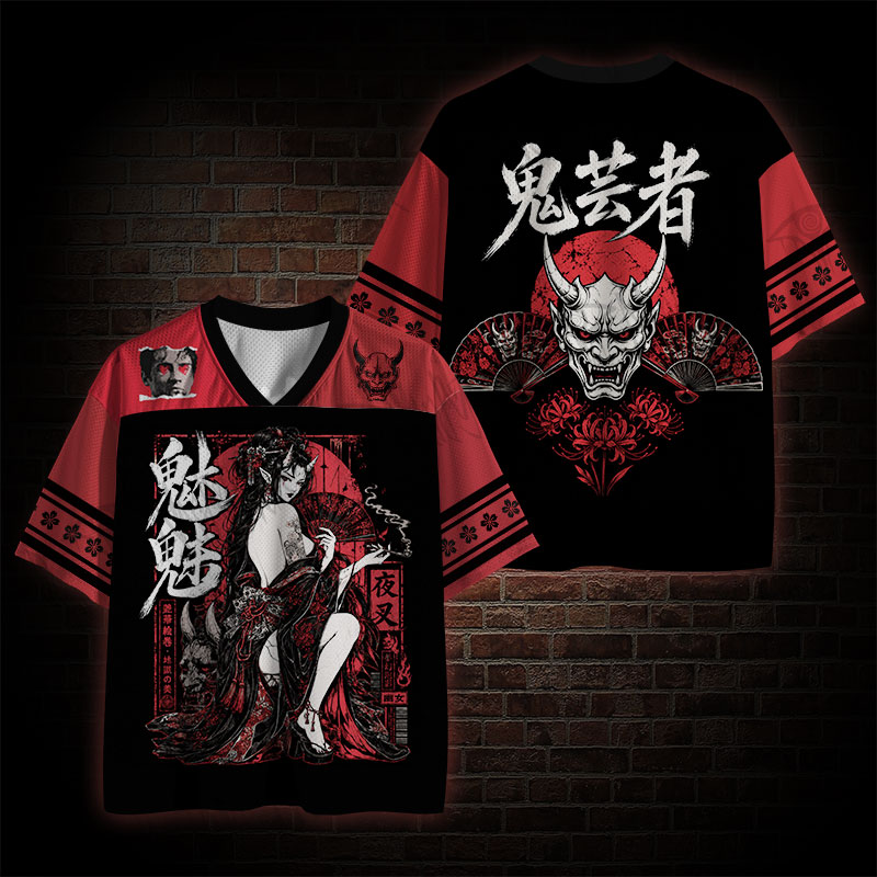 Oni Geisha Yokai Mesh Jersey