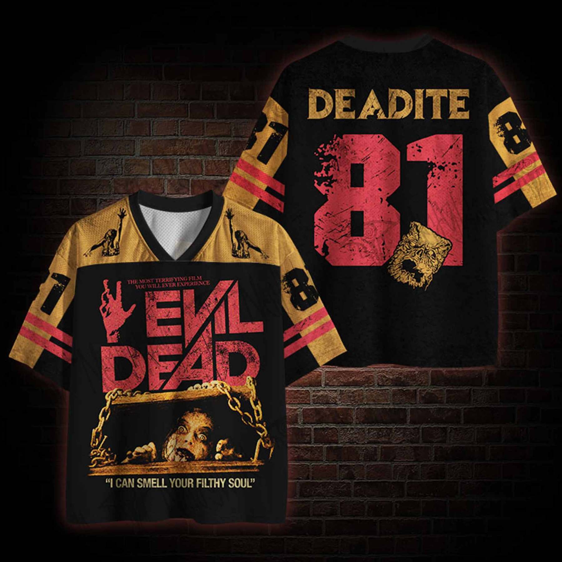 Evil Dead Movie Mesh Jersey