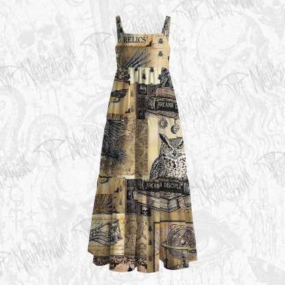 Tempus Fugit Wide Straps Maxi Dress