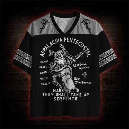 They Shall Take Up Serpents Mesh Jersey