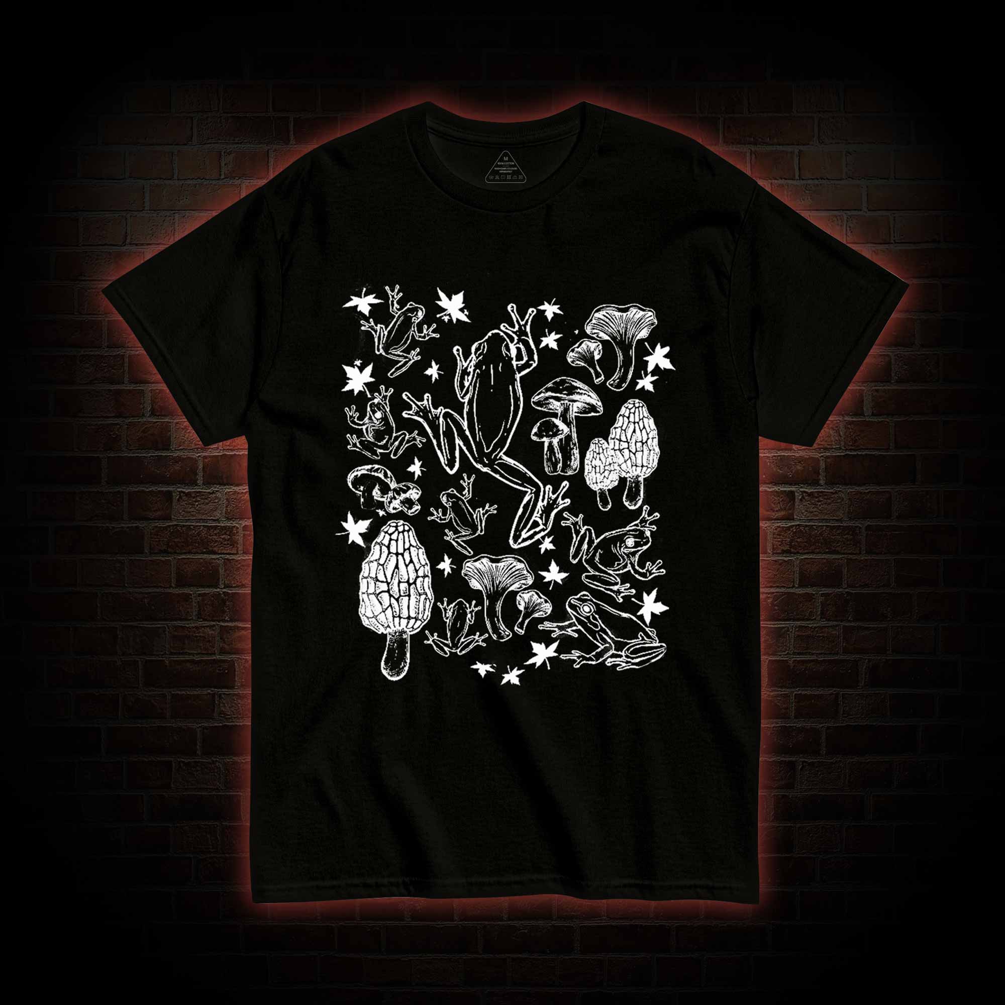 Frogs and Mushrooms T-shirt