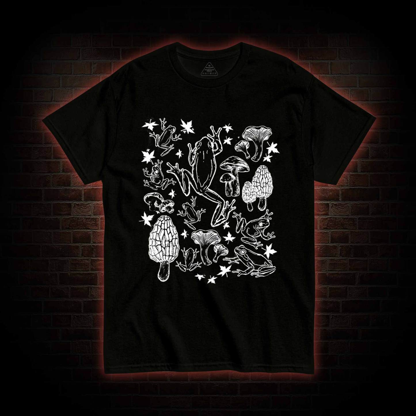 Frogs and Mushrooms T-shirt