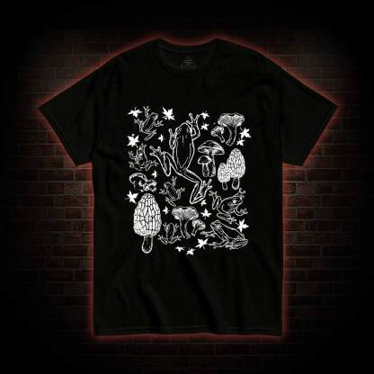 Frogs and Mushrooms T-shirt
