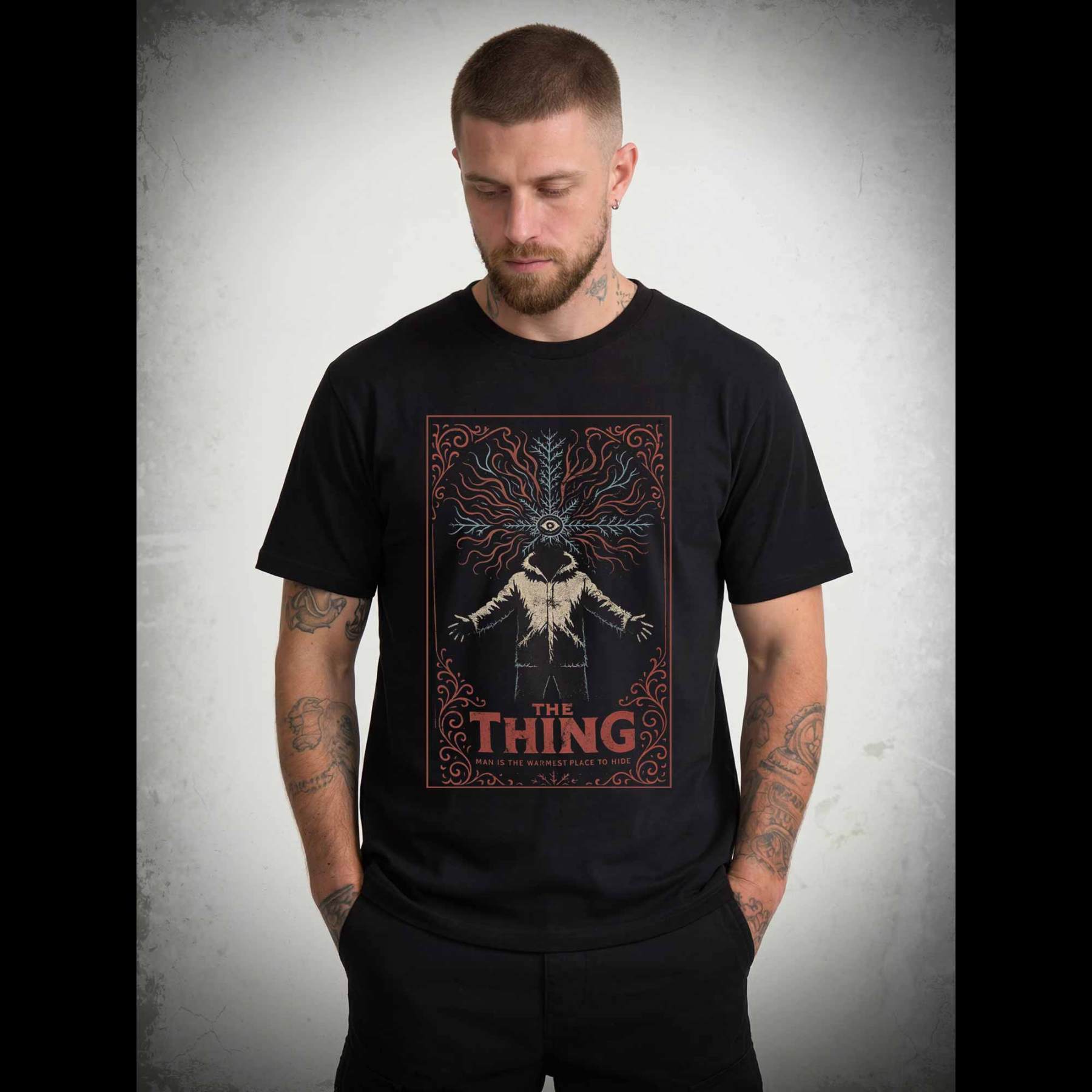 Man is the Warmest Place to Hide T-shirt