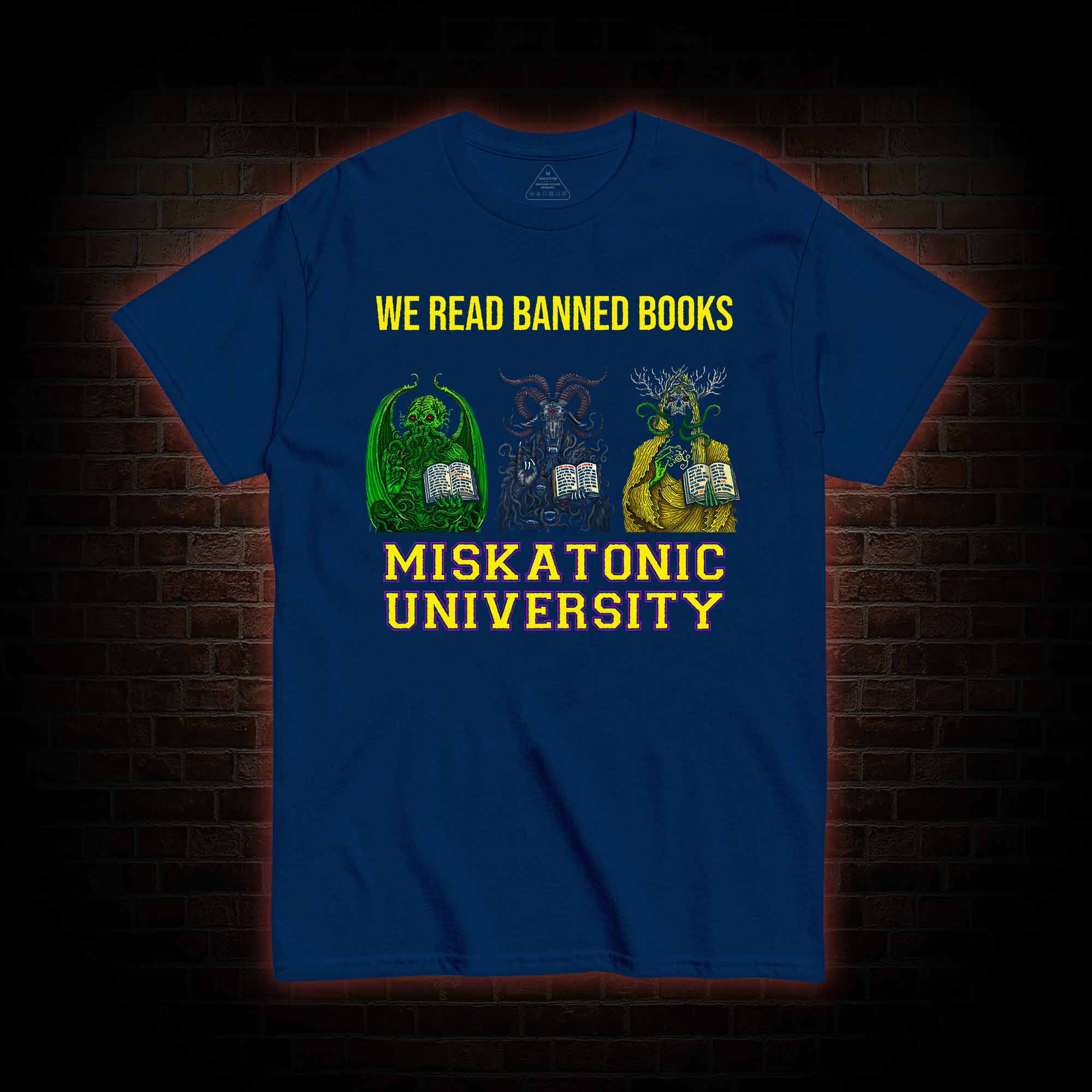 Banned Books Miskatonic University T-shirt