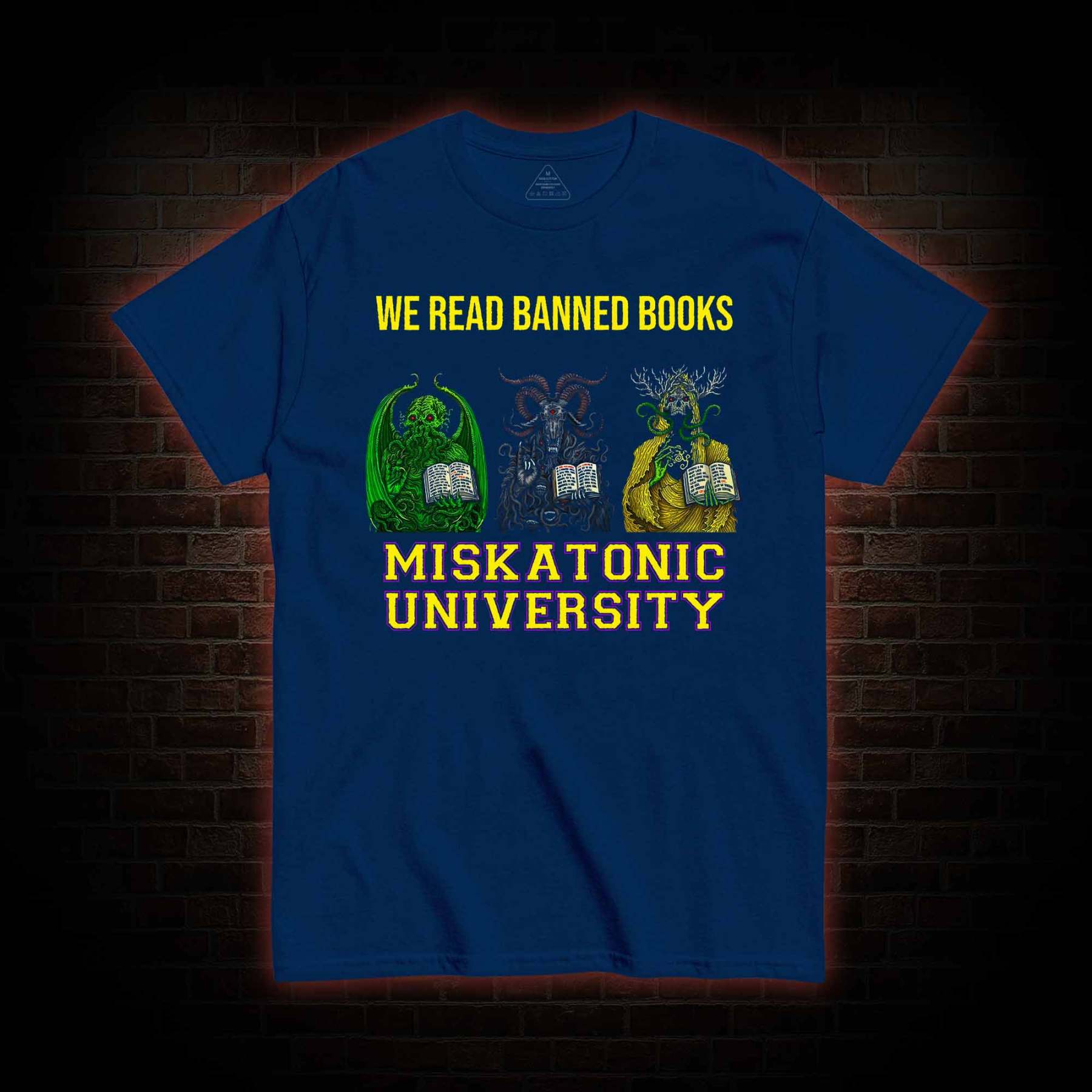 Banned Books Miskatonic University T-shirt