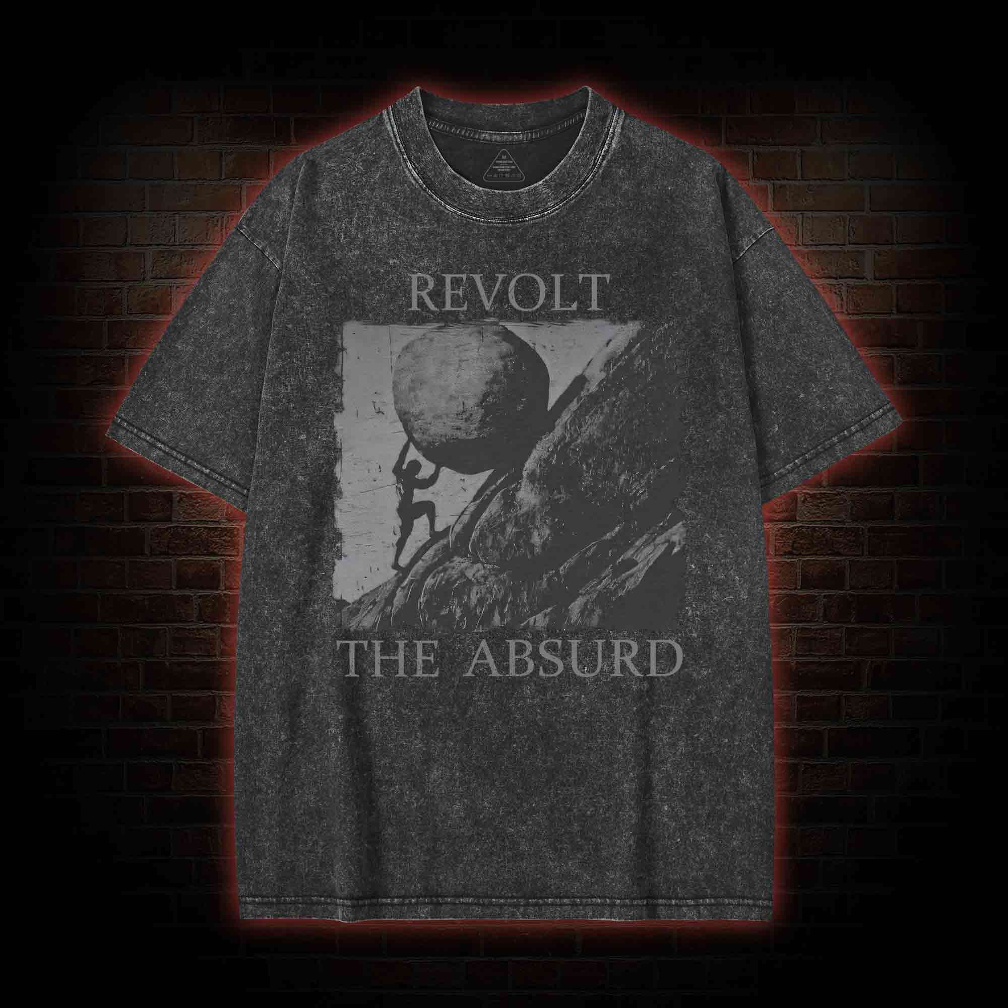 Revolt The Absurd Washed T-shirt