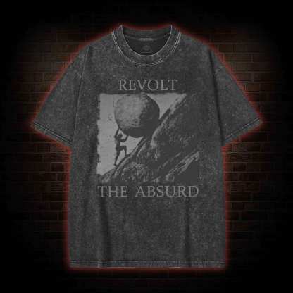 Revolt The Absurd Washed T-shirt