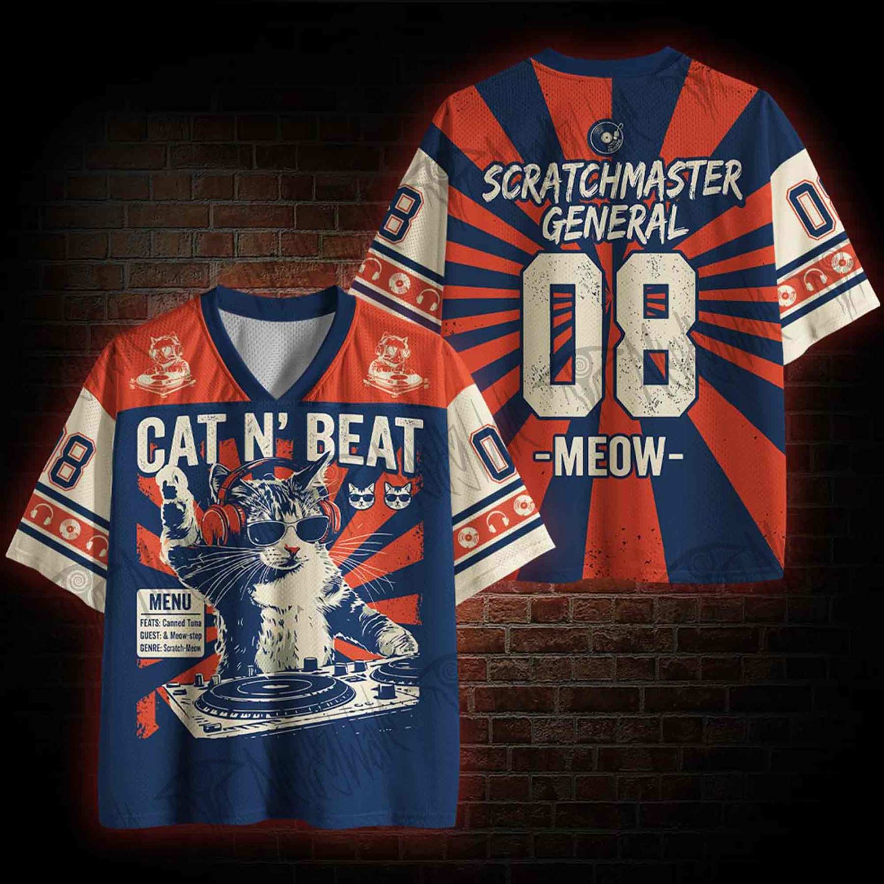 Cat N' Beat Mesh Jersey