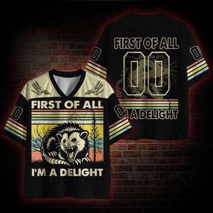 First of All I'm a Delight Mesh Jersey