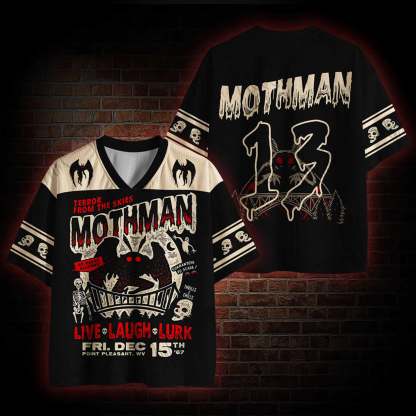Terror From The Skies Mothman Mesh Jersey