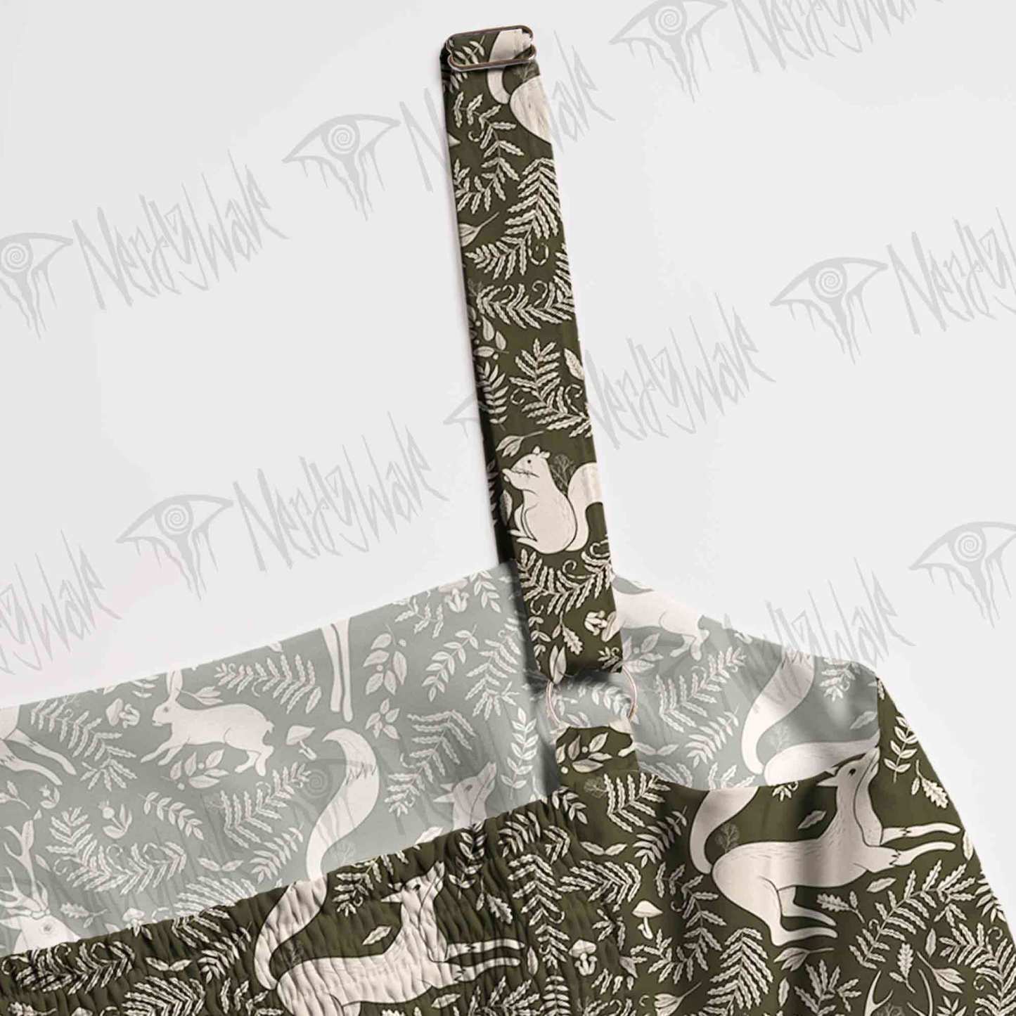 Forest Spirits Wide Straps Maxi Dress