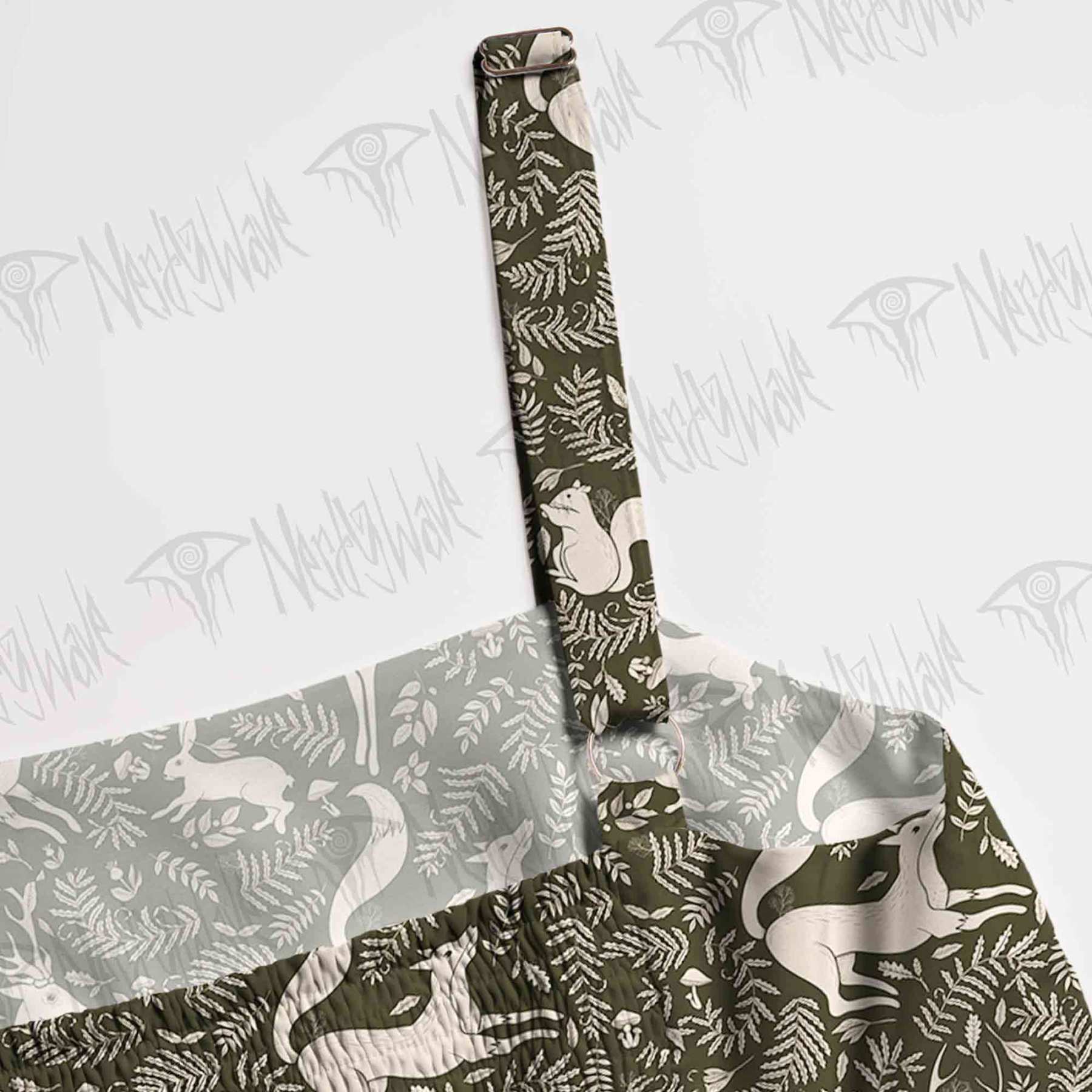 Forest Spirits Wide Straps Maxi Dress