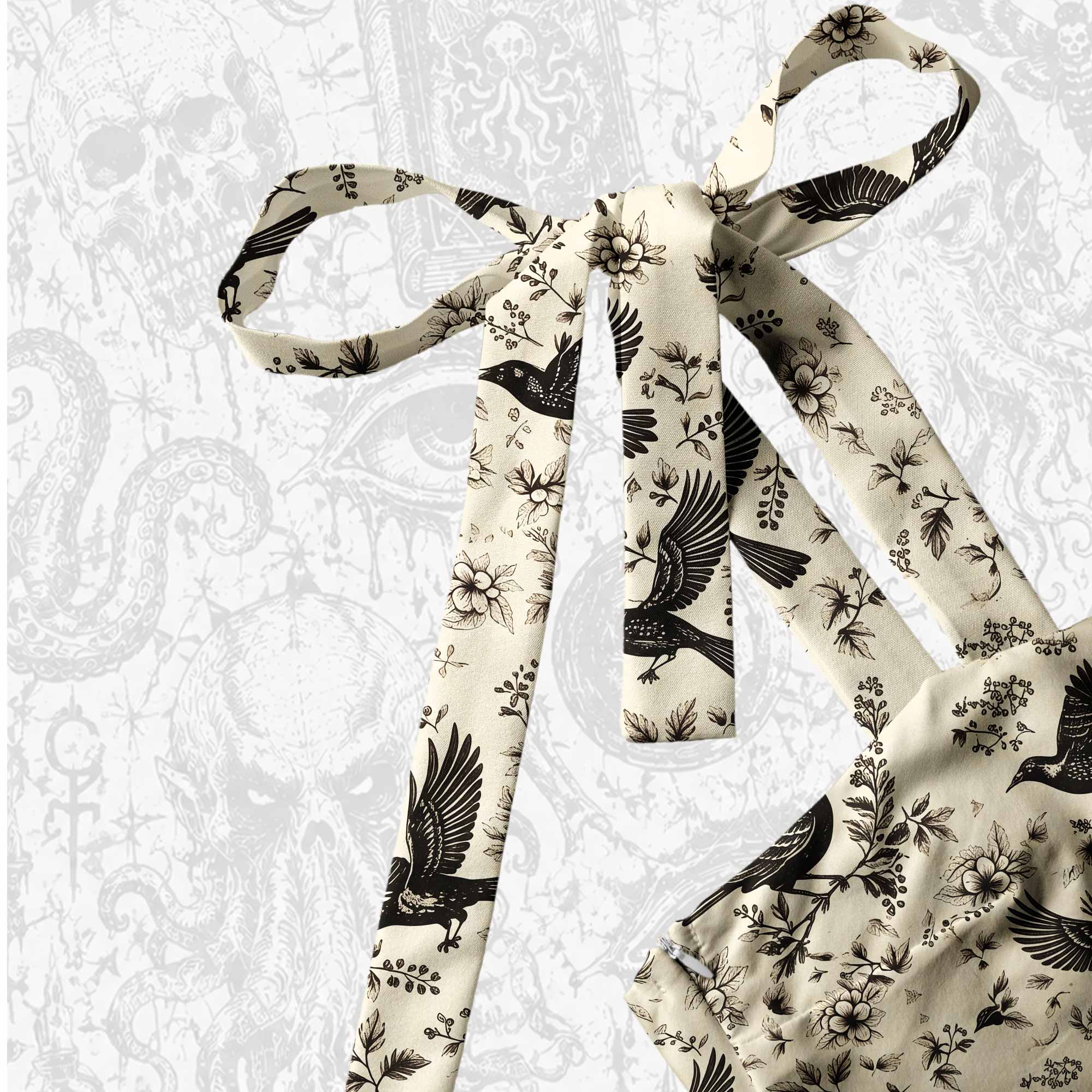 Raven's Meadow Tie Shoulder Maxi Dress