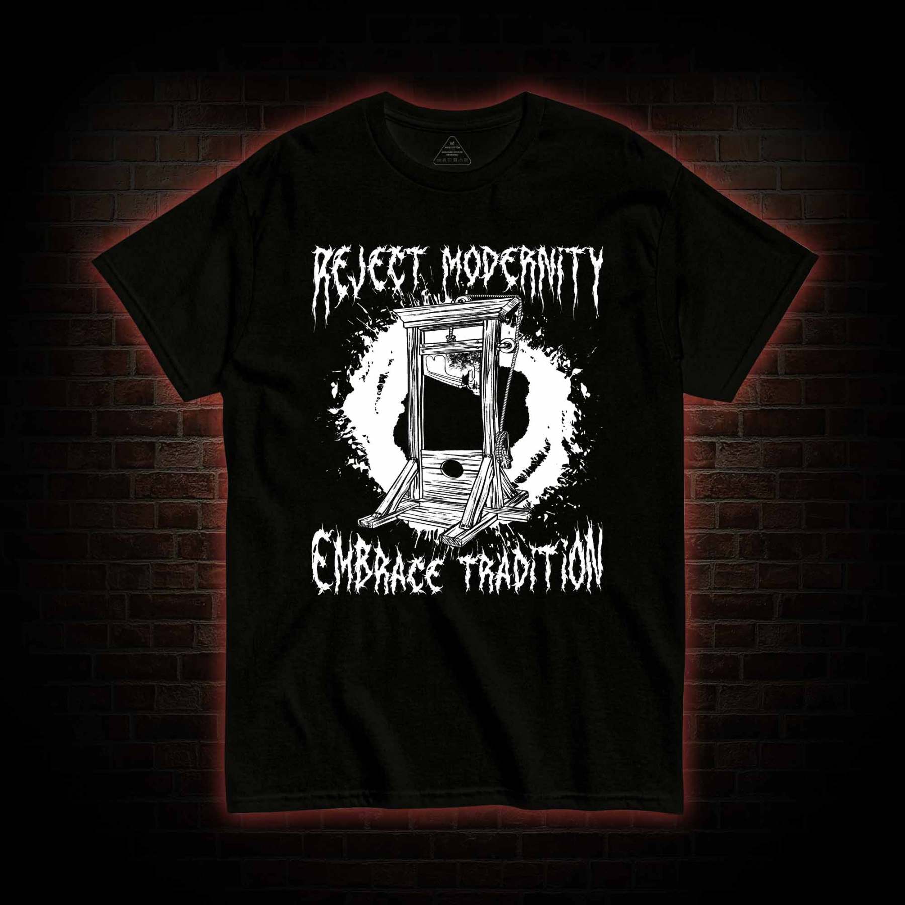 Reject Modernity Embrace Guillotine T-Shirt