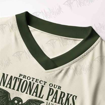 Protect Our National Parks Women's Cropped Mesh Jersey