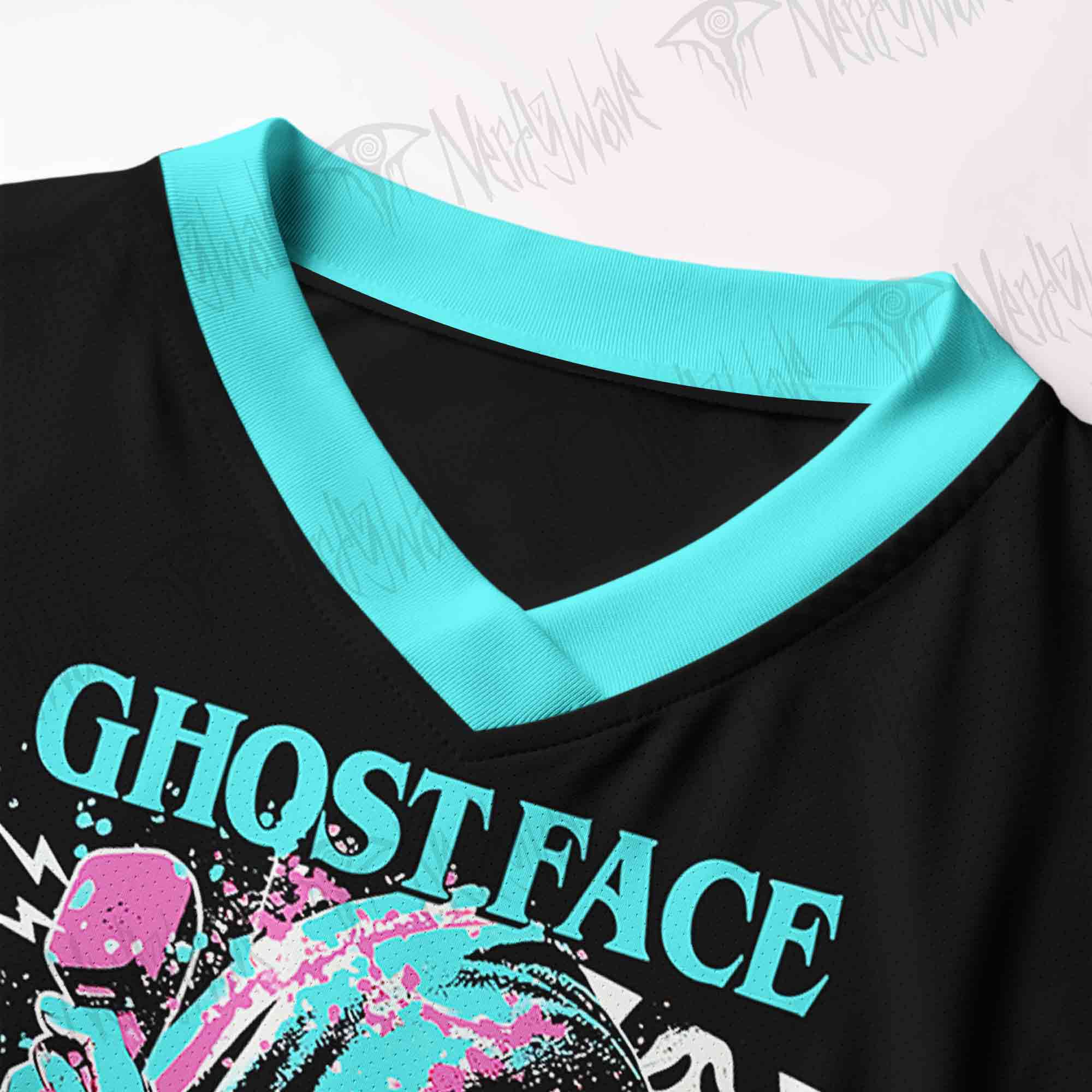 What's Your Favortie Scary Movie? Horror Women's Cropped Mesh Jersey