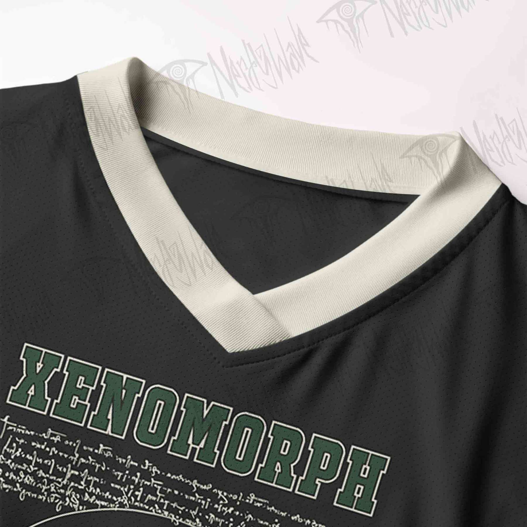 Alien Horror Women's Cropped Mesh Jersey