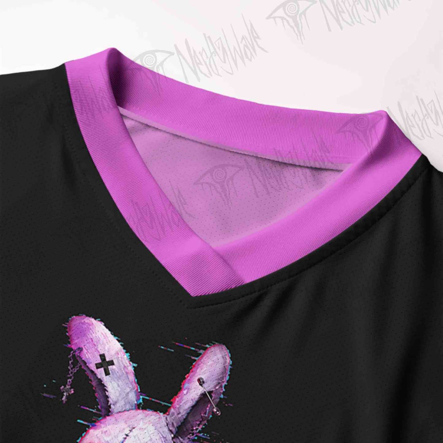 Error 404 Women's Cropped Mesh Jersey