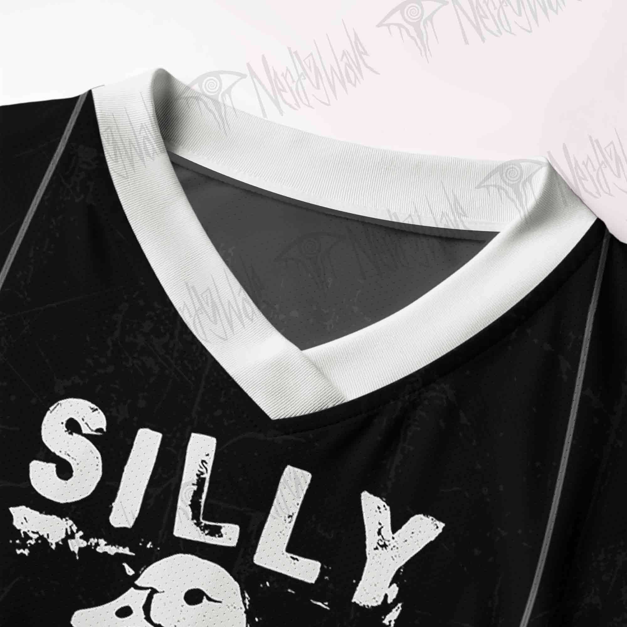 Meme Silly Duck Women's Cropped Mesh Jersey