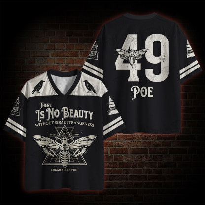 Gothic Crow Death's Head Moth Mesh Jersey