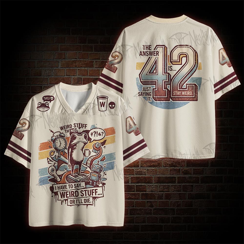 Weird Stuff Things Mesh Jersey