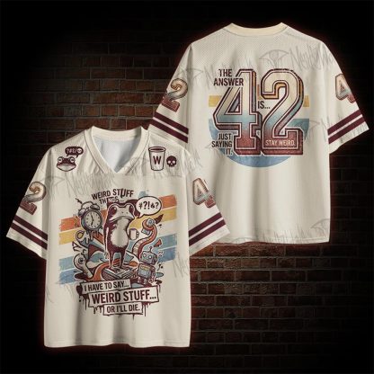 Weird Stuff Things Mesh Jersey