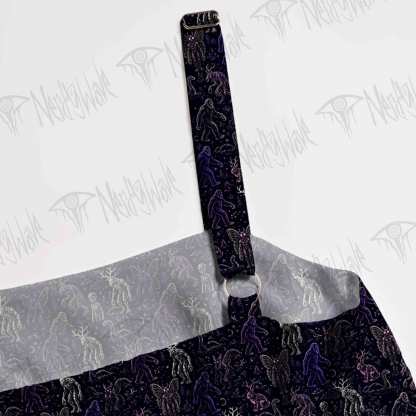 Cryptid Lore Wide Straps Maxi Dress