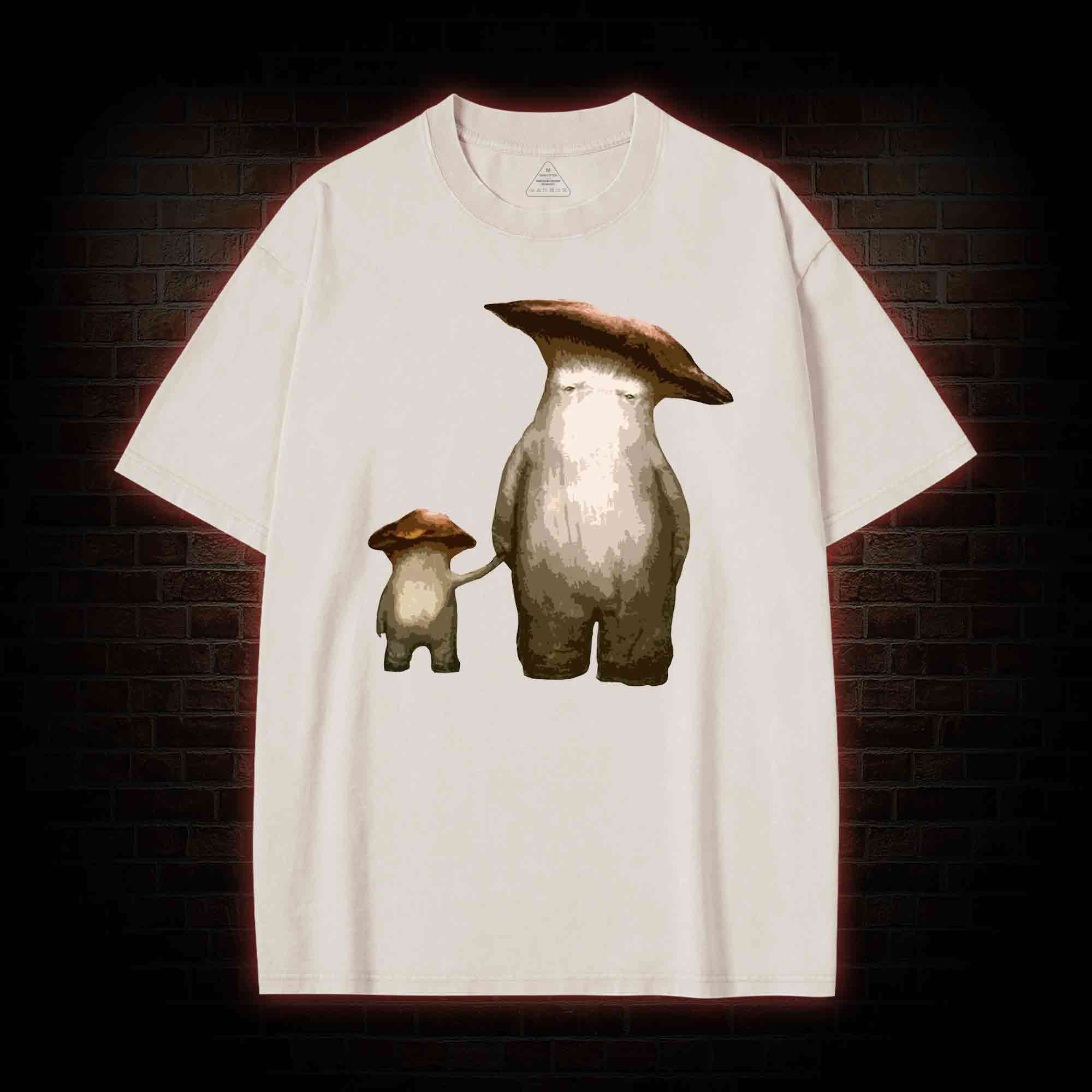 Mushroom People Washed T-shirt