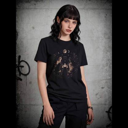 Cat Coven Meeting T-shirt