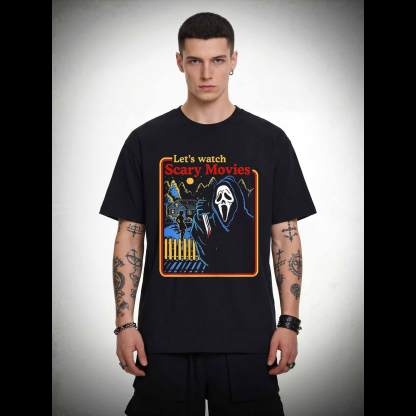 Let's Watch Scary Movies T-shirt