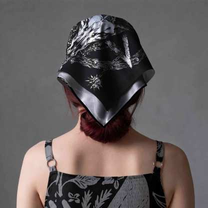 Baphomet Occult Square Scarf