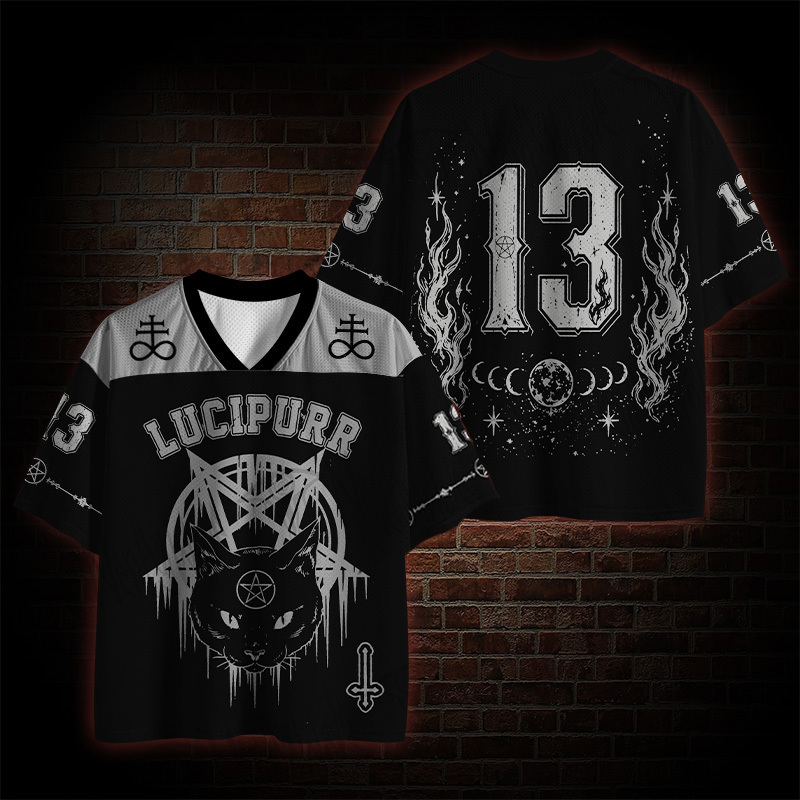 lucipurr cat Mesh Jersey