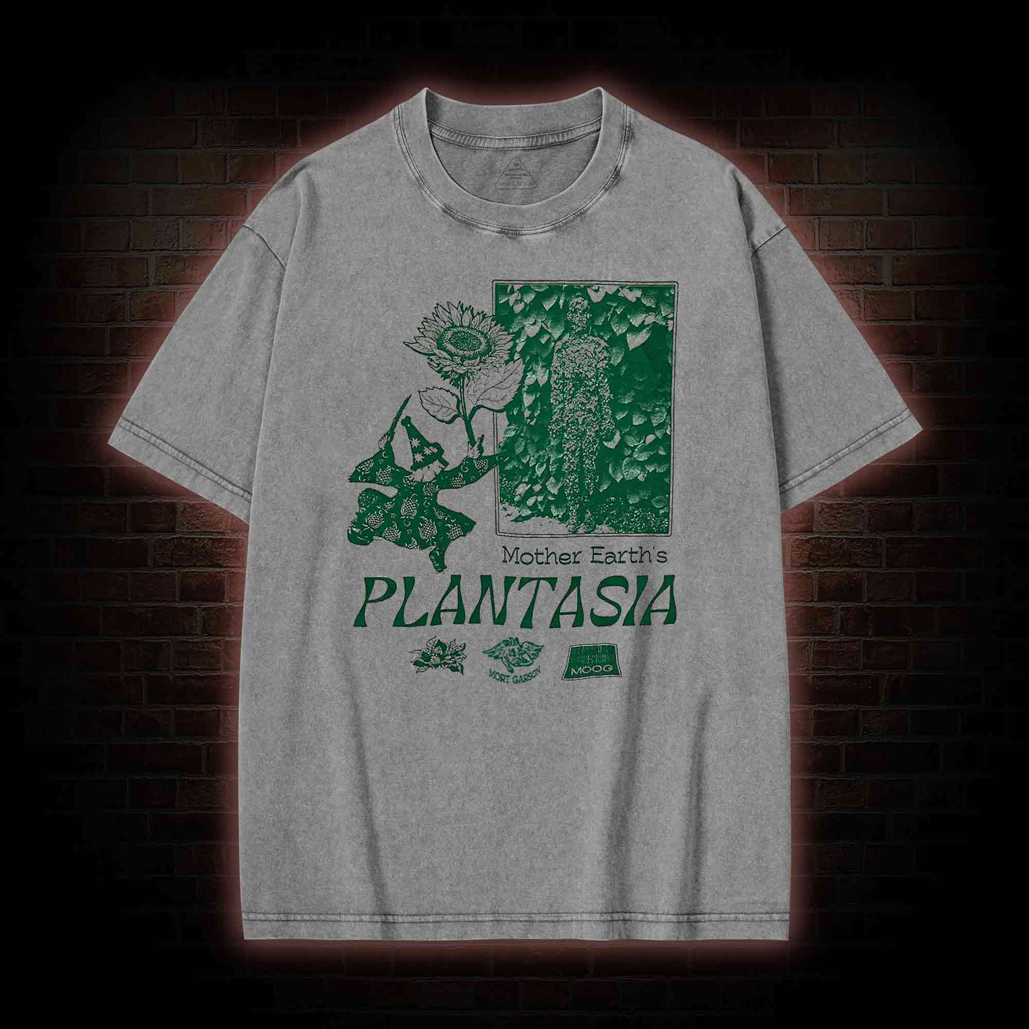 Earth's Plantasia Washed T-shirt