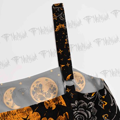 Raven Moon Wide Straps Maxi Dress