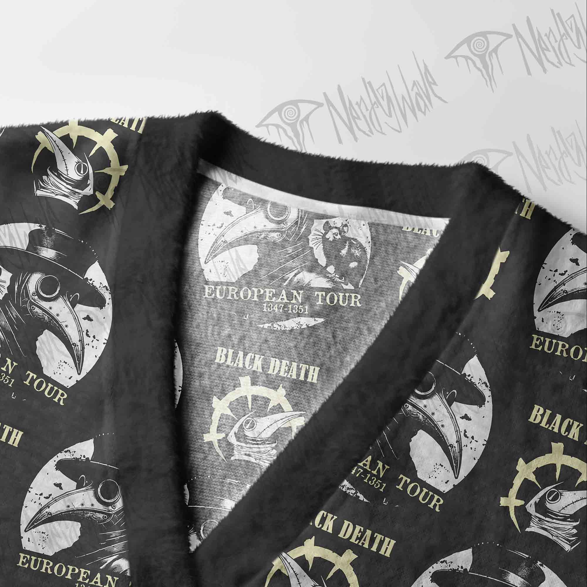 Black Death European Tour Cardigan Sweater