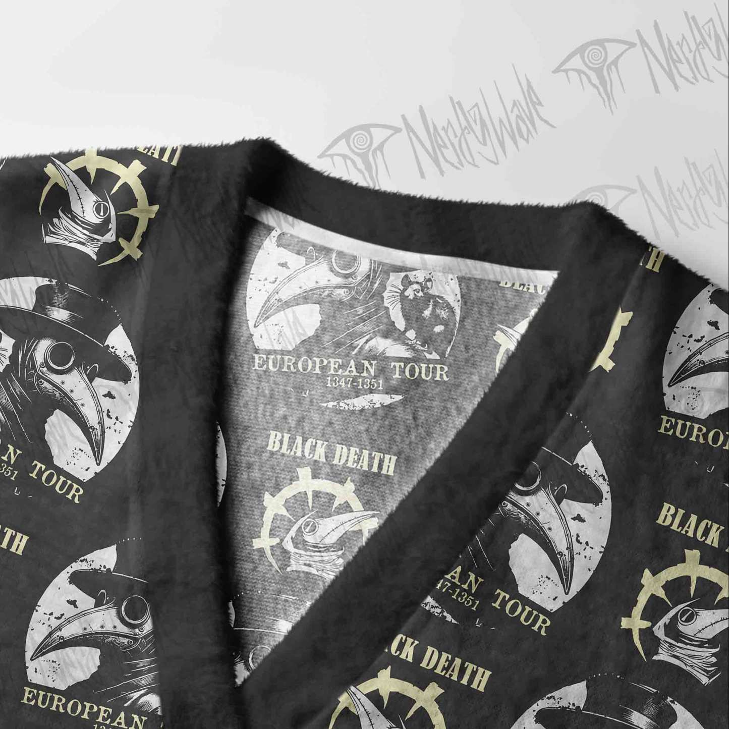 Black Death European Tour Cardigan Sweater