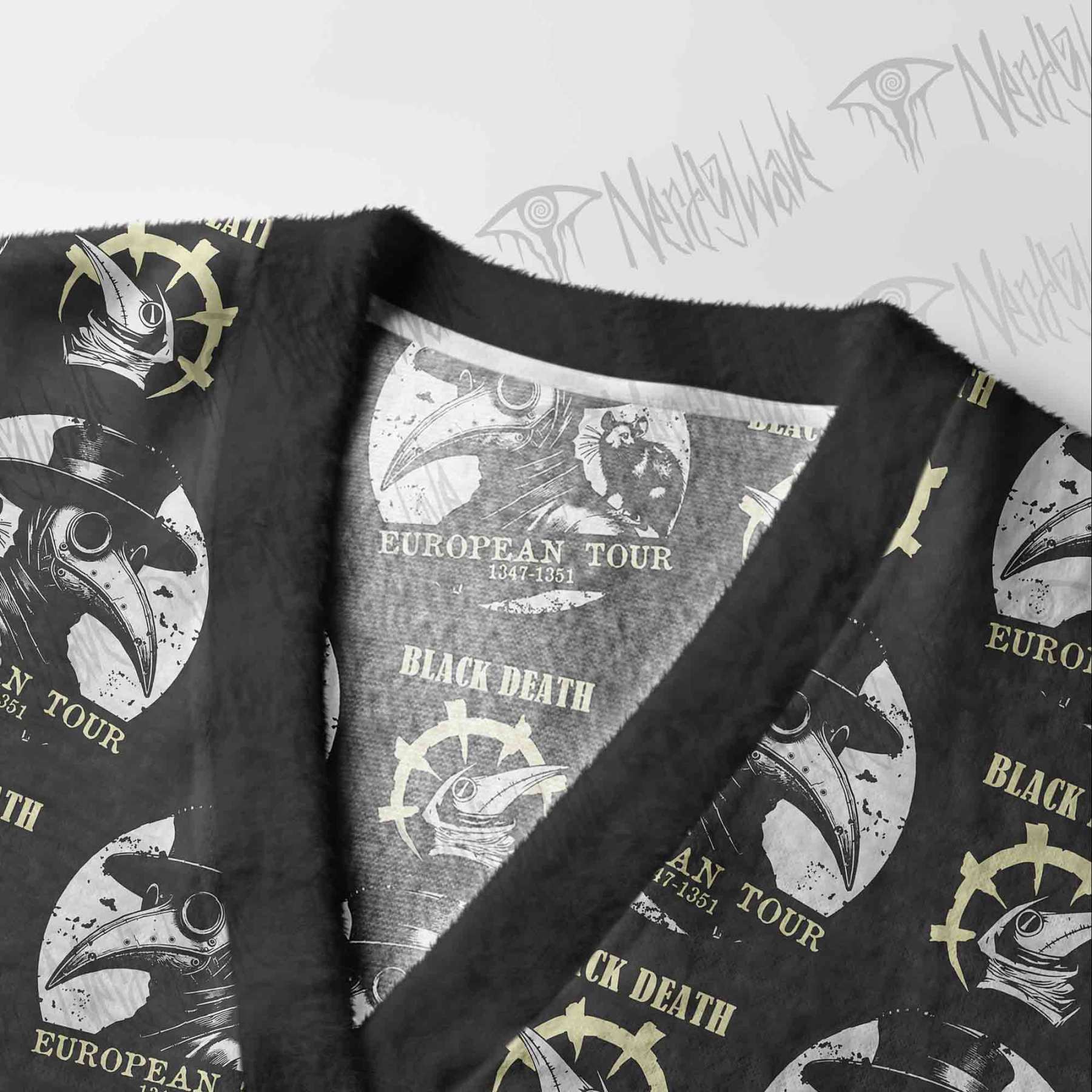 Black Death European Tour Cardigan Sweater