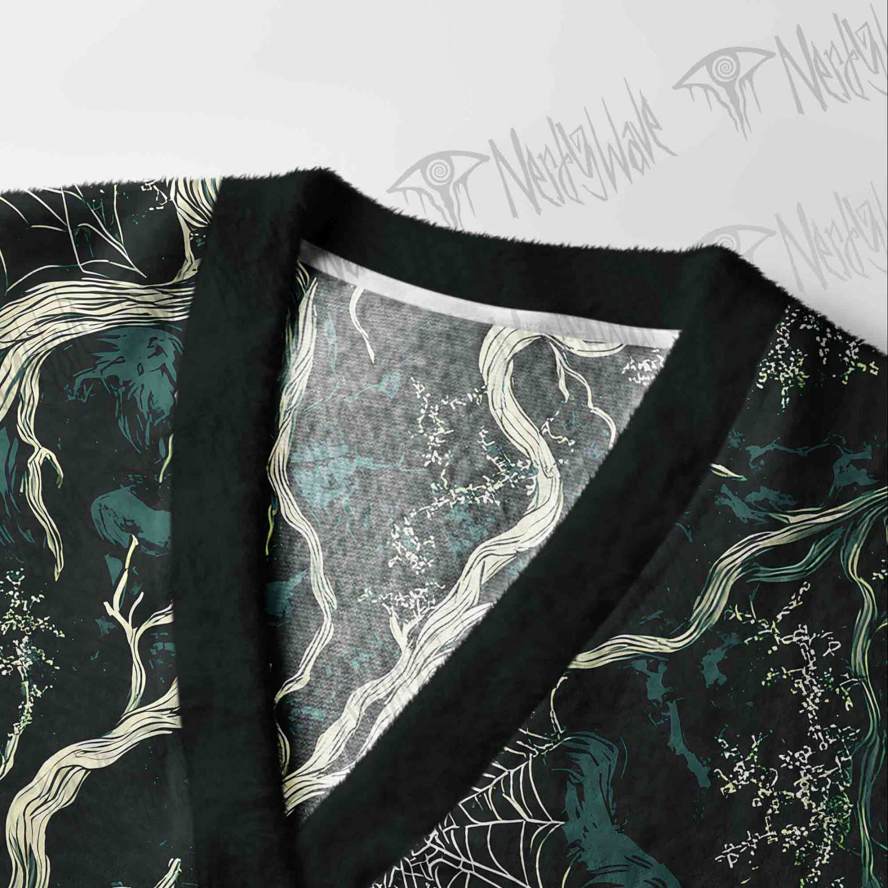 Mysterious Dark Forest Cardigan Sweater