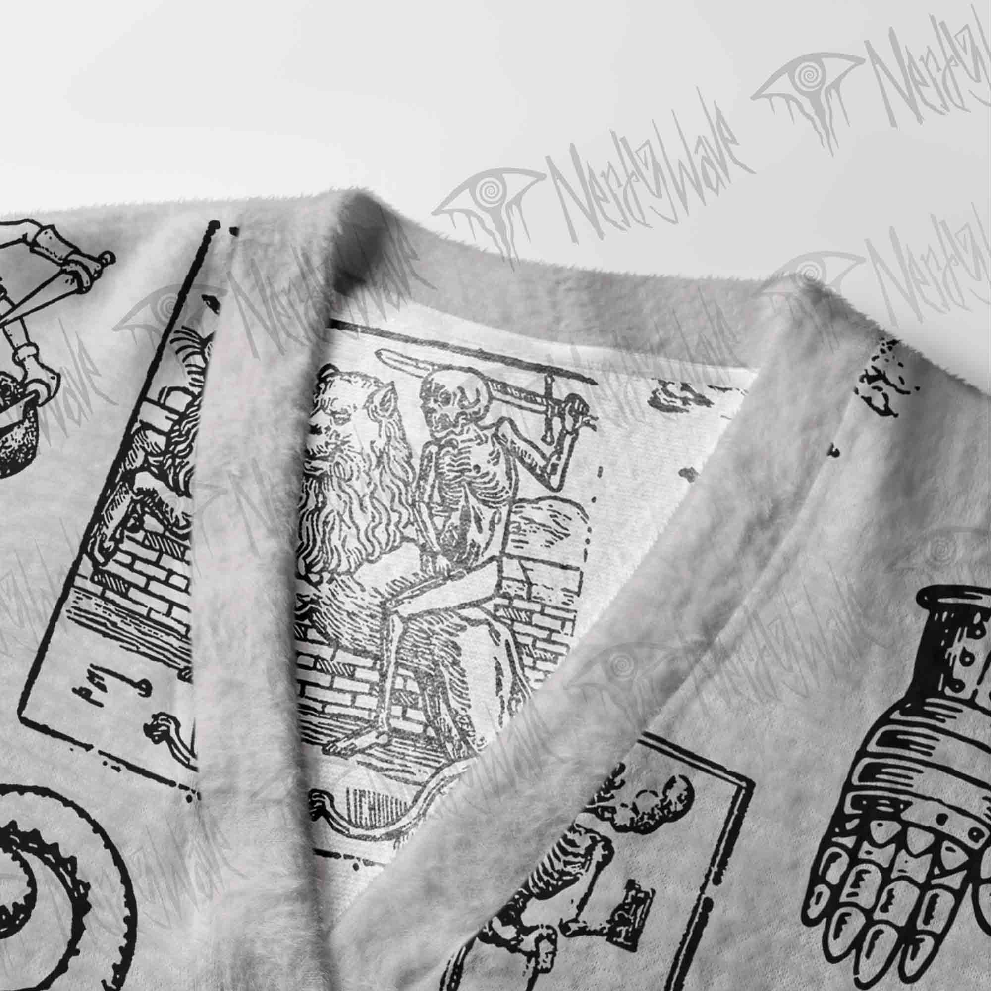 Weird Middle Ages Cardigan Sweater