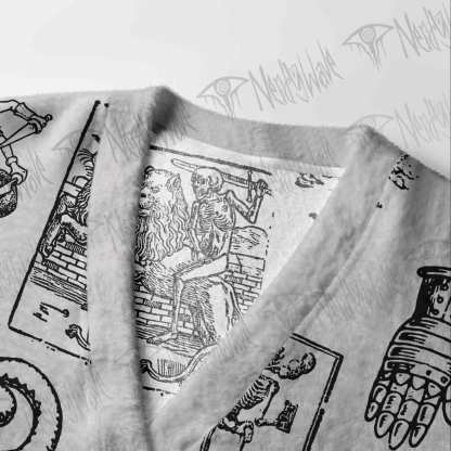 Weird Middle Ages Cardigan Sweater