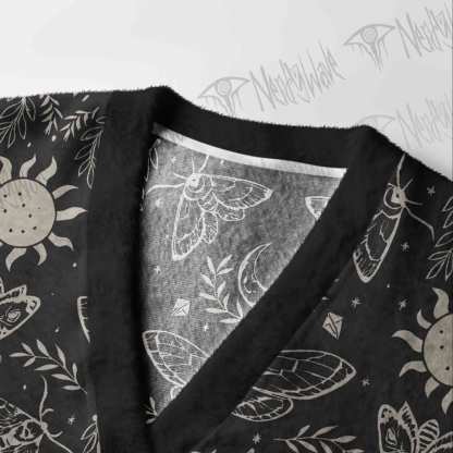 Occult Moth Cardigan Sweater