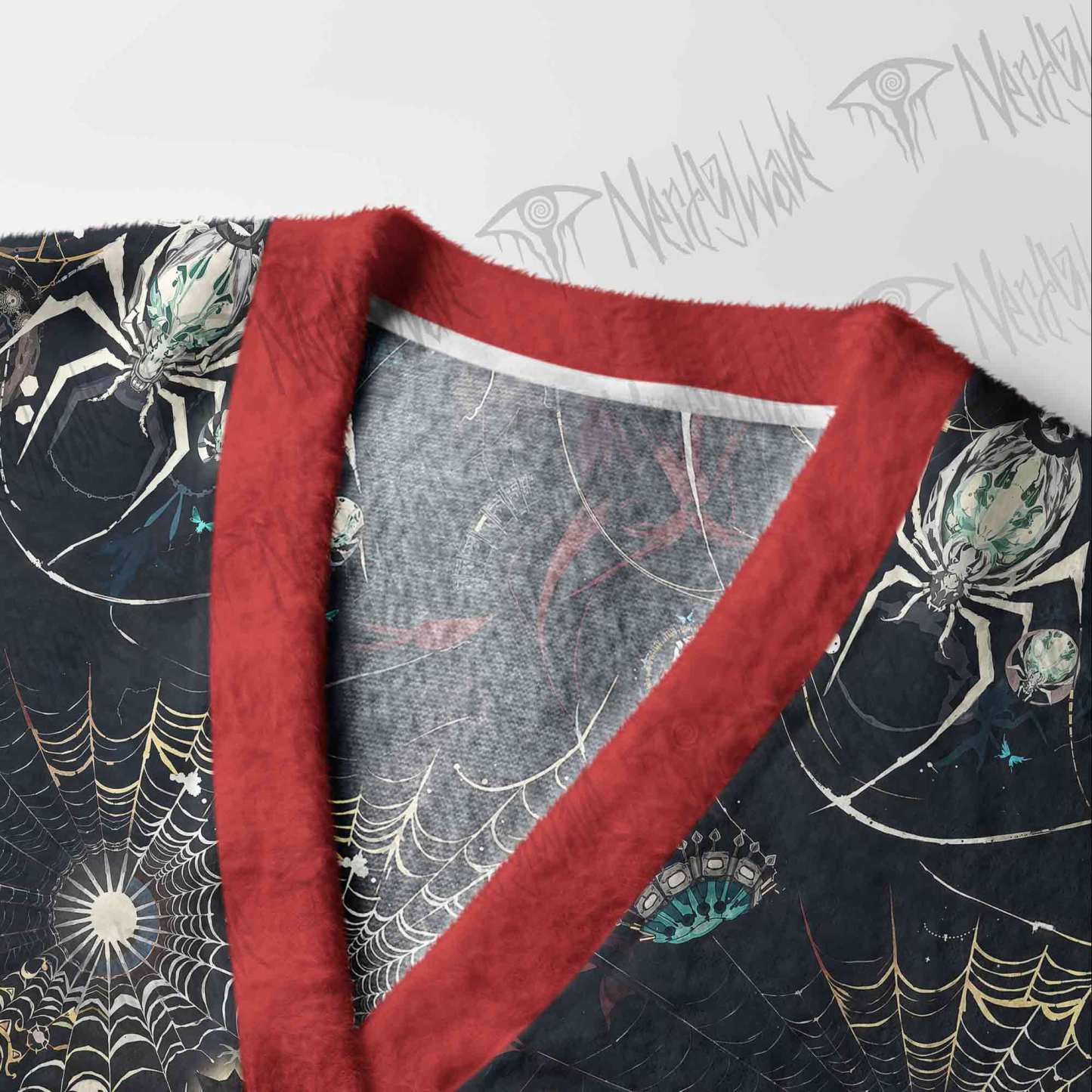 Shadowy Spiders Cardigan Sweater