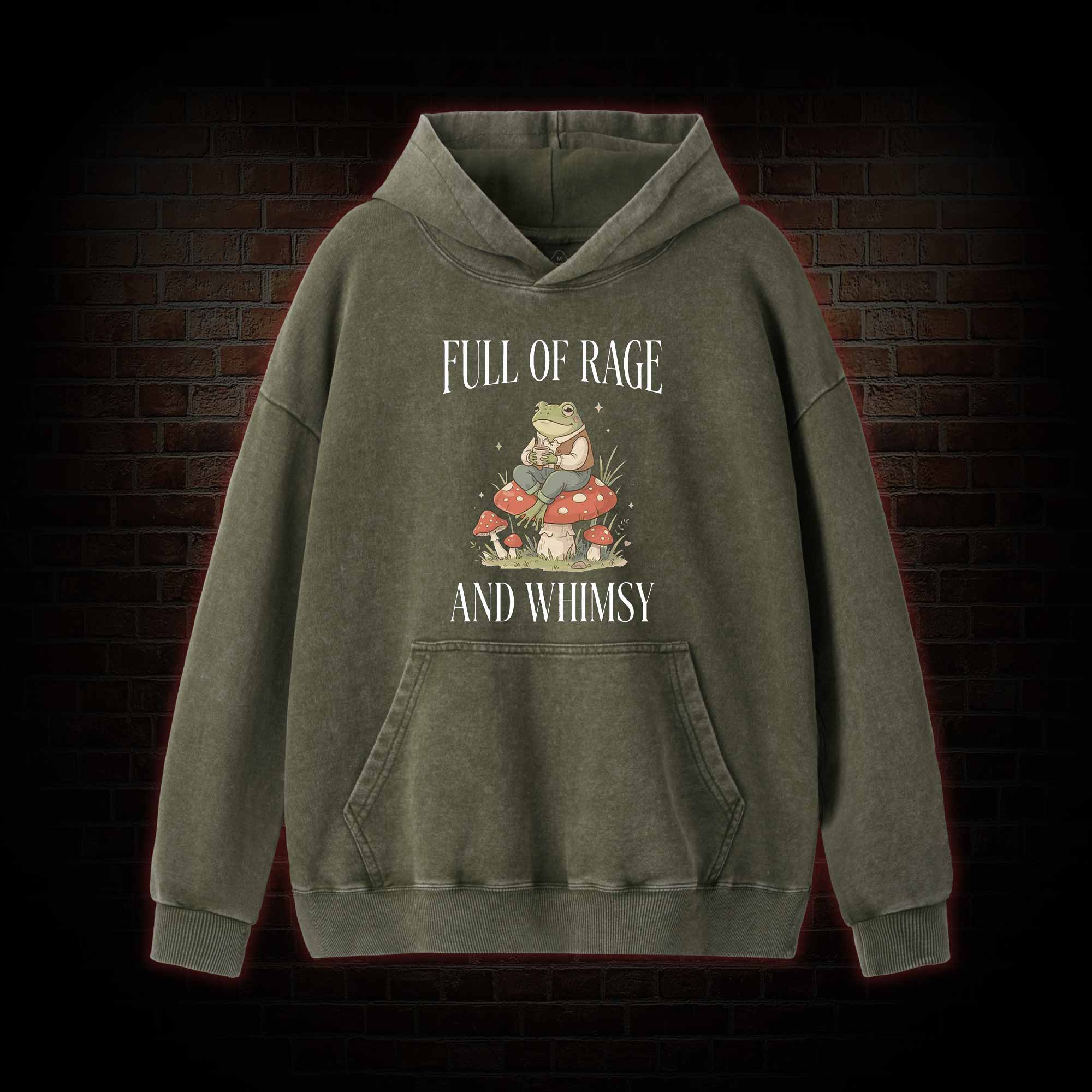 Full of Rage and Whimsy Washed Hoodie