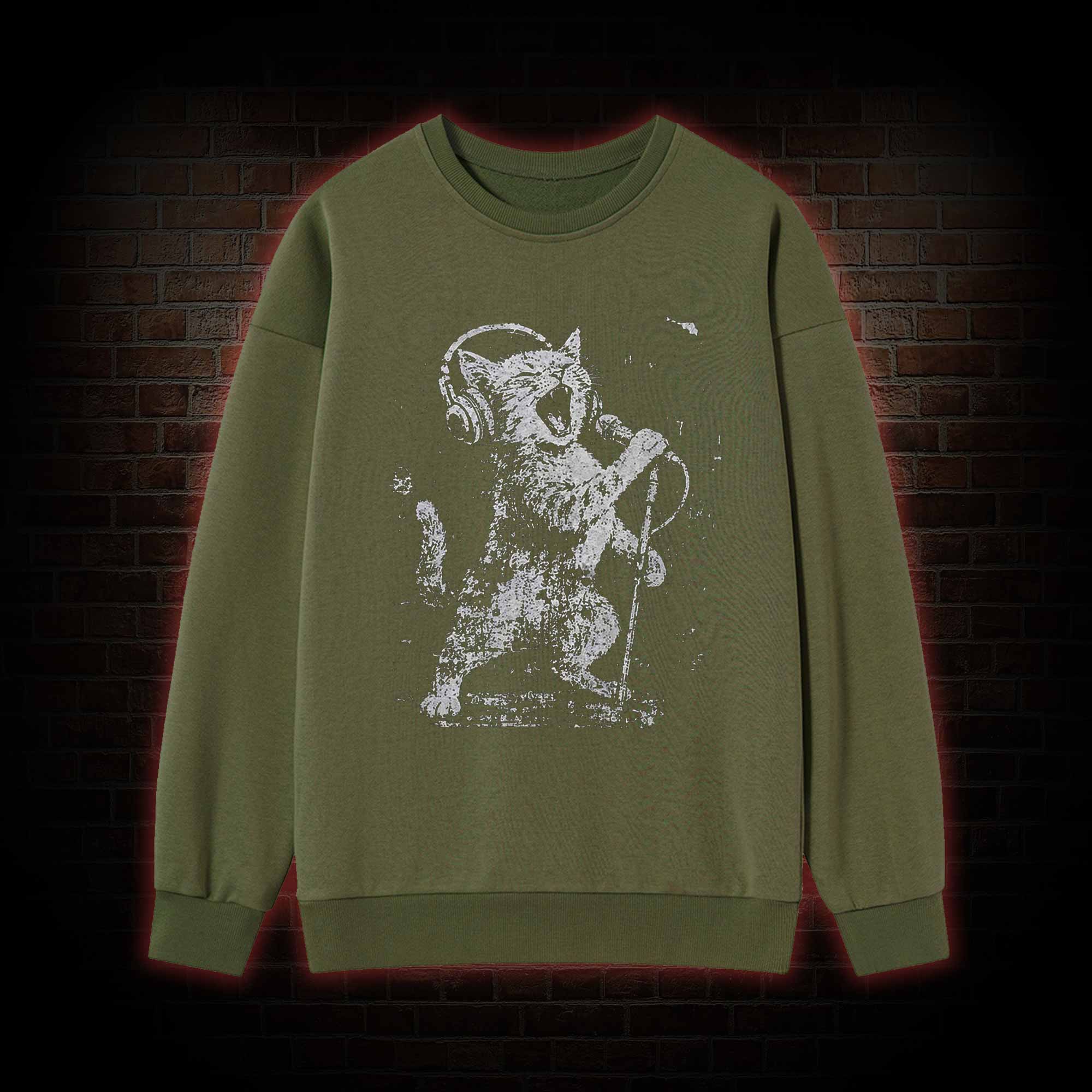 Rockstar Cat Sweatshirt