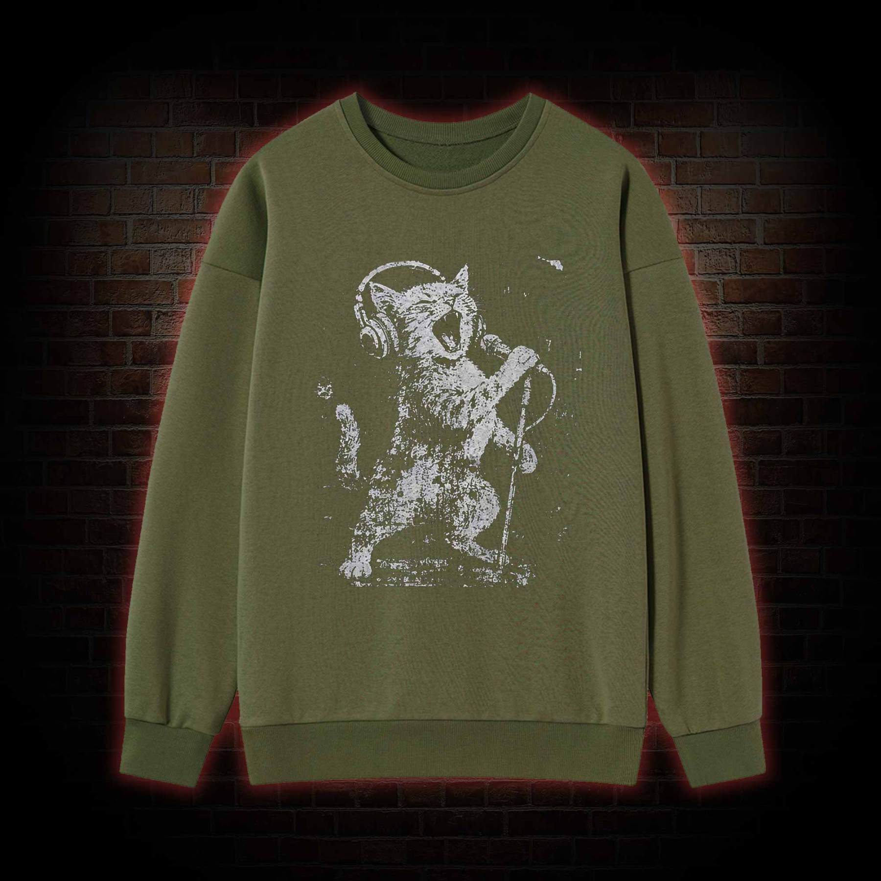 Rockstar Cat Sweatshirt