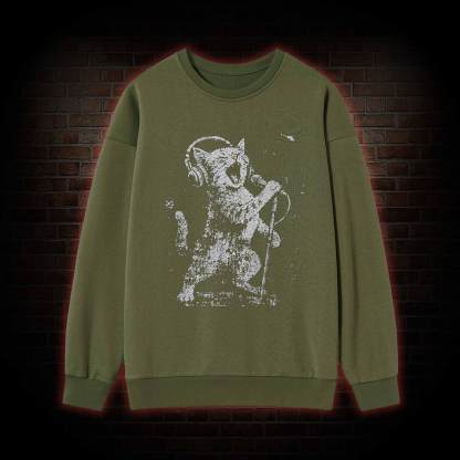 Rockstar Cat Sweatshirt