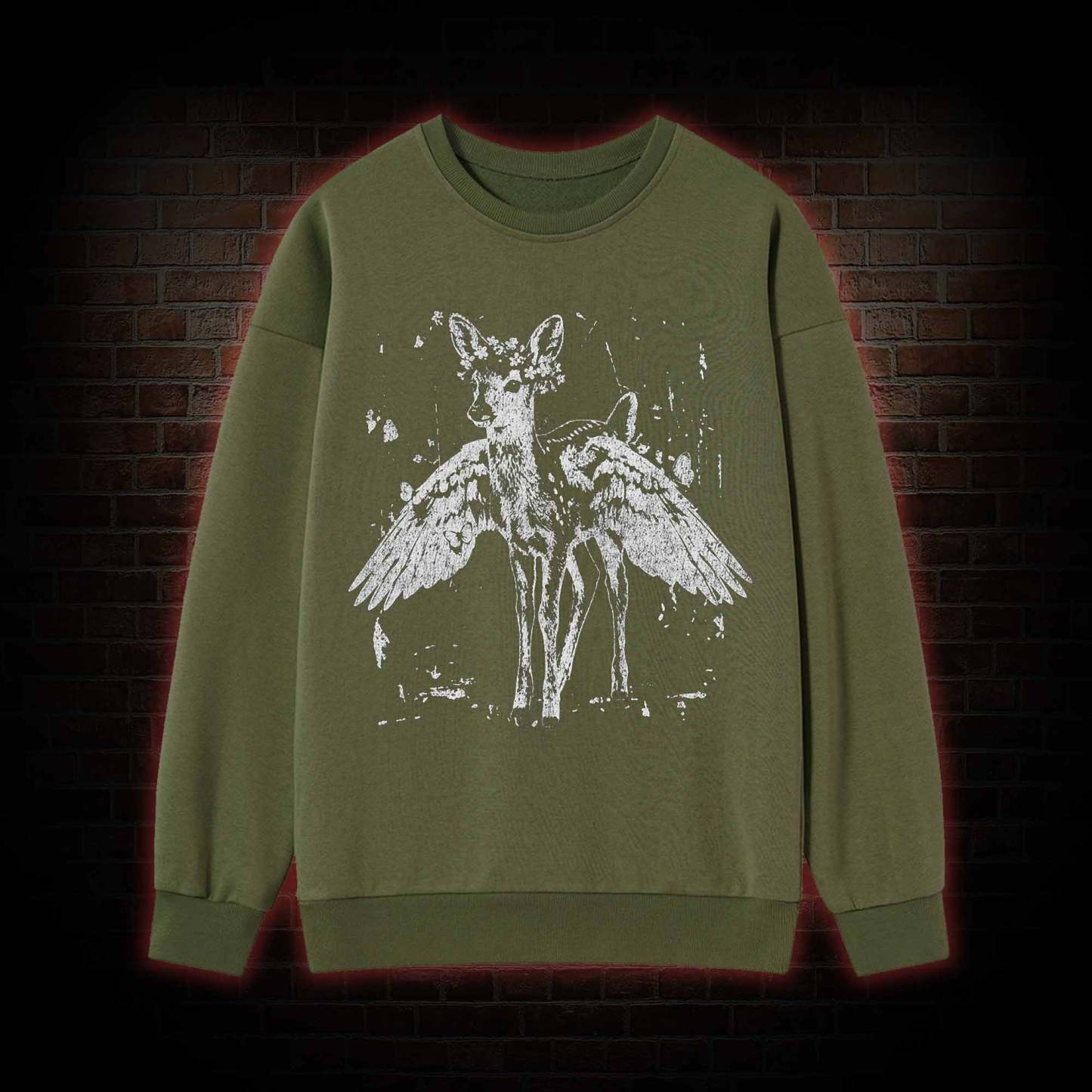 Winged Fawn Sweatshirt