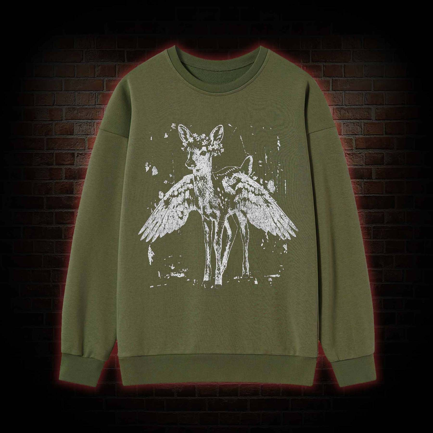 Winged Fawn Sweatshirt