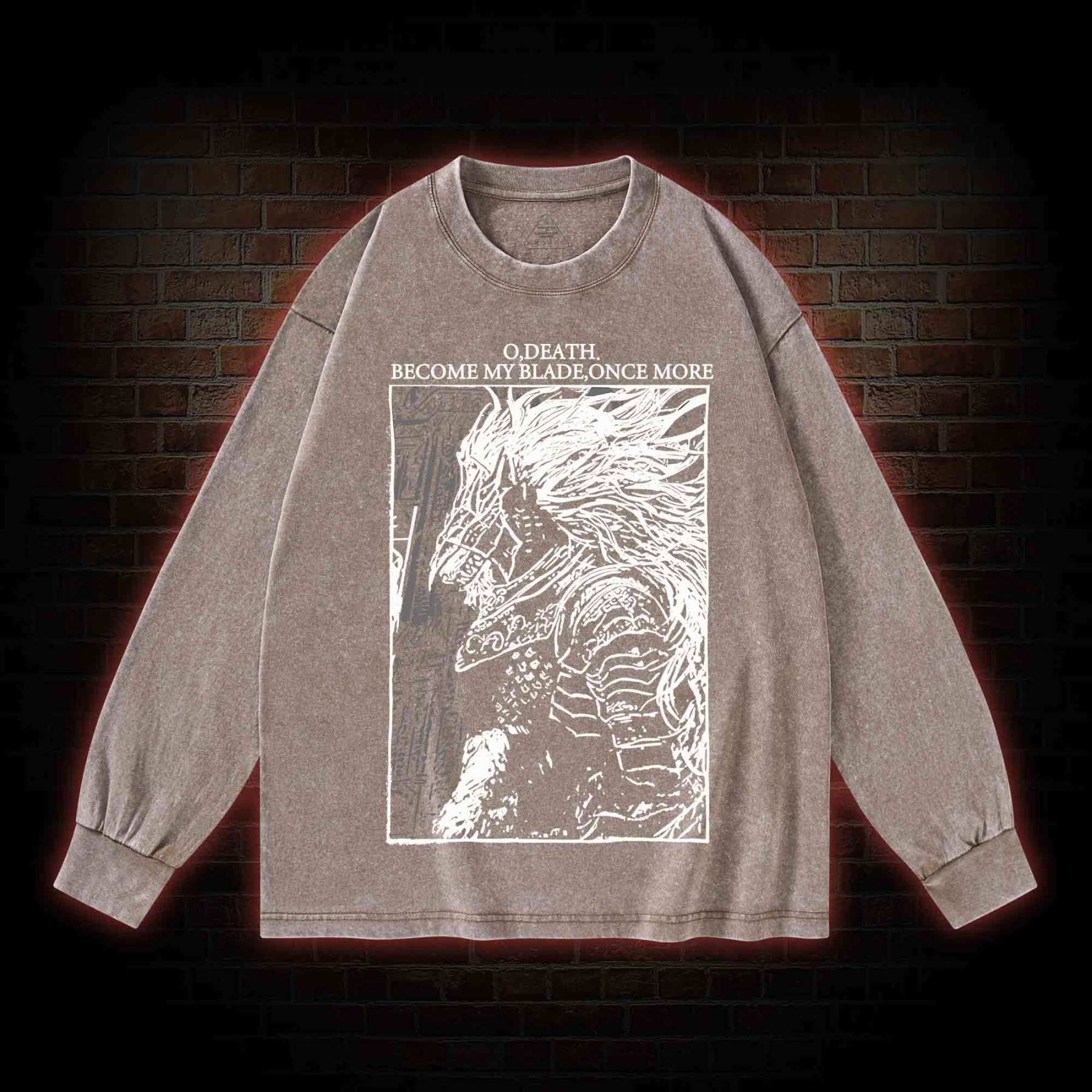 The Black Blade Washed Long-Sleeve T-shirt